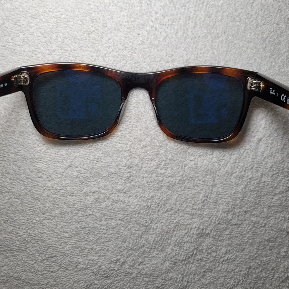 Ray-Ban RB4428 710/R5 Tortoise Black Lens Square Sunglasses Mens Womens‎